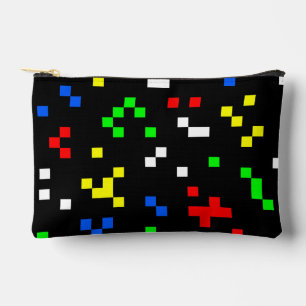 Pochette À Accessoires Motif graphique de jeu vidéo rétro 8 bits
