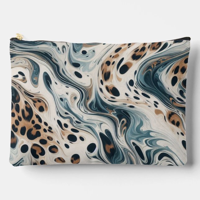 Pochette À Accessoires Motif léopard Voie lactée  (Recto)