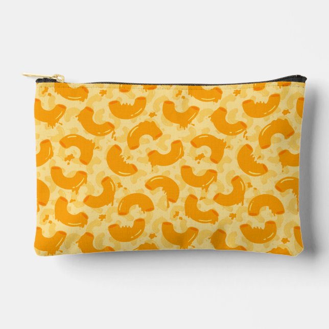 Pochette À Accessoires Motif Macaroni au Fromage (Recto)