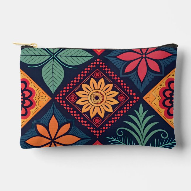 Pochette À Accessoires Motif magique Fleurs (Recto)