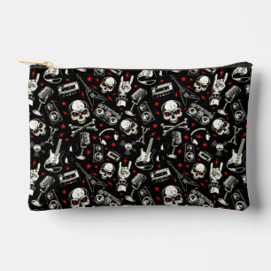 Pochette À Accessoires Motif métallique lourd rétro