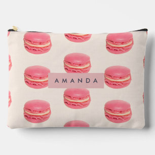 Pochette À Accessoires Motif Pastel Chic Pink Macaron personnalisé