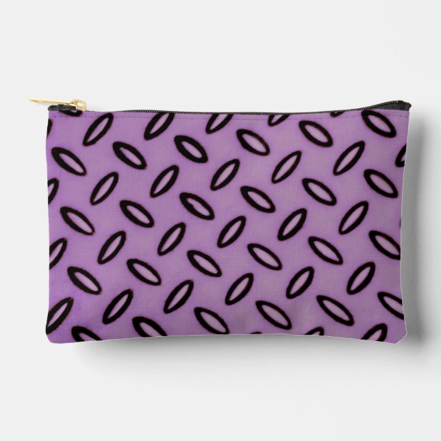 Pochette À Accessoires Motif pourpre petit (Recto)