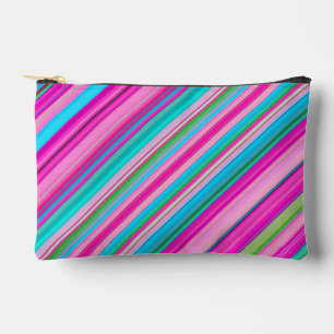 Pochette À Accessoires Motif rayures couleurs arc-en-ciel vibrant-21056