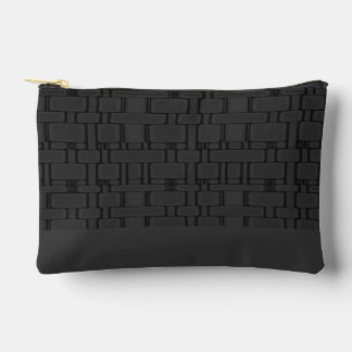 Pochette À Accessoires Motif rectangle charbon neutre
