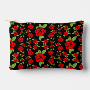 Pochette À Accessoires Motif rose Accueil Cadeaux