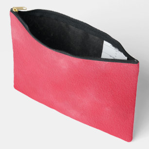 Pochette À Accessoires Motif rose néon vif aquarelle