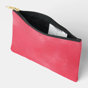 Pochette À Accessoires Motif rose néon vif aquarelle