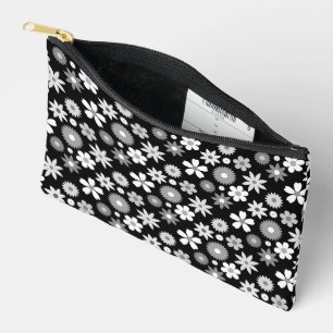 Pochette À Accessoires Motif Rpt Monochrome les années 70 Style Rétro