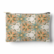 Motif sans couture de botanique bleu pêche