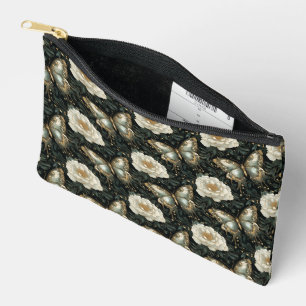 Pochette À Accessoires Motif sans couture floral papillon luxueux
