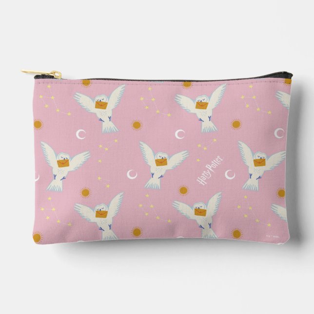 Pochette À Accessoires Motif Solstice Hedwig Rose (Recto)