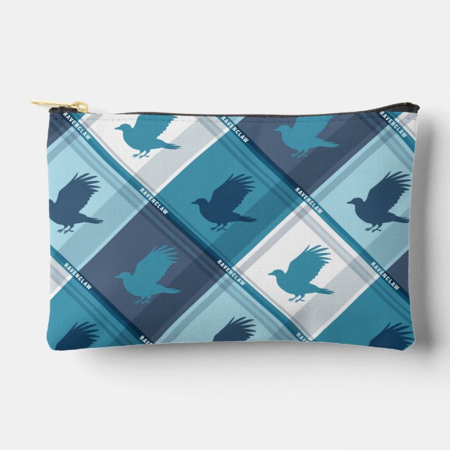 Pochette À Accessoires MOTIF Tartan RAVENCLAW™ (Recto)