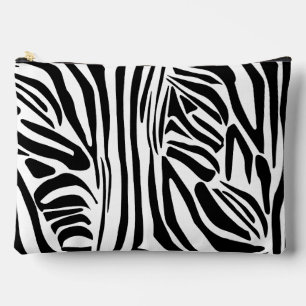 Pochette À Accessoires Motif zèbre