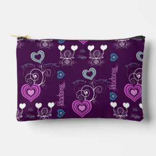 Pochette À Accessoires Mots positifs avec coeur