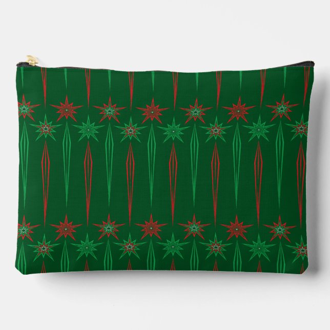 Pochette À Accessoires Moyenne Icicules Moyenne Vert Grand Pouch (Recto)