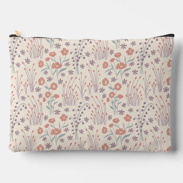 Pochette À Accessoires Murmures de fleurs sauvages printanières (Recto)