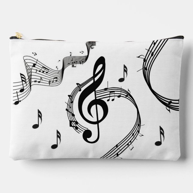 Pochette À Accessoires Musique à clef de sol climaxique (Recto)