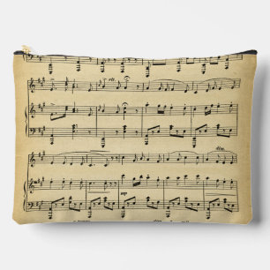 Pochette À Accessoires Musique Antique Sheet