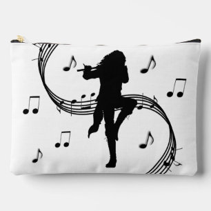 Pochette À Accessoires Musique d'un incroyable joueur de flûte solitaire 