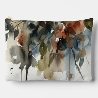 Pochette À Accessoires Muted Forest Watercolor