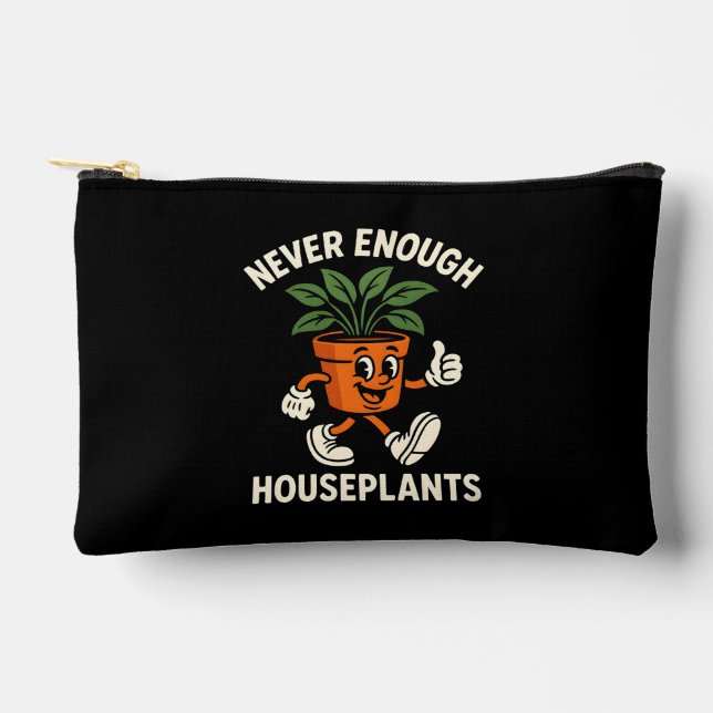 Pochette À Accessoires Never Enough Houseplants Walking Pot Cartoon Funny (Recto)