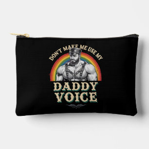 Pochette À Accessoires N'obligez pas à utiliser ma voix de papa Gay LGBTQ