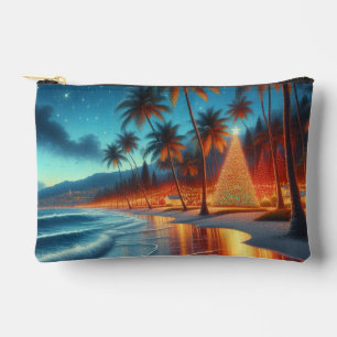 Pochette À Accessoires Noël hawaïen/tropical