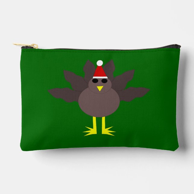 Pochette À Accessoires Noël mignon Turquie (Recto)