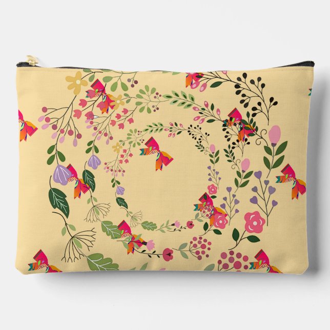 Pochette À Accessoires Nœuds Décoratifs Cosmétiques  (Recto)