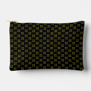 Pochette À Accessoires Noir & Jaune Petit