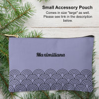 Noir sur violet- Arches Glam Petit Accessoire Pouc