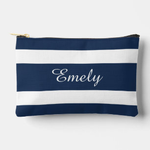 Pochette À Accessoires Nom bleu moderne