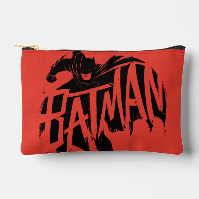 Pochette À Accessoires Nom de la brosse d'encre Batman (Recto)