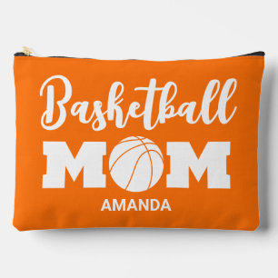 Pochette À Accessoires Nom de la maman de basket-ball personnalisée