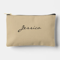 Nom de script beige Typographie de voyage minimal