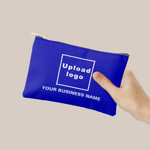 Pochette À Accessoires Nom et logo de l'entreprise sur la petite poche bl