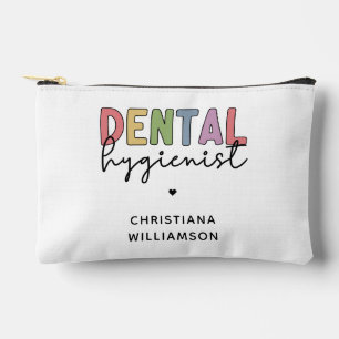 Pochette À Accessoires Nom personnalisé Dental Hygienist RDH Cadeaux