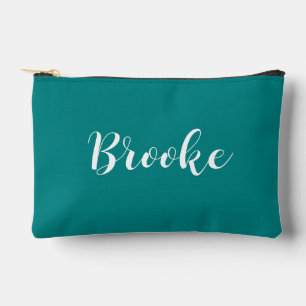 Pochette À Accessoires Nom personnalisé Maquillage monographique personna