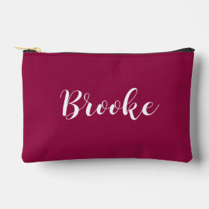 Pochette À Accessoires Nom personnalisé Maquillage monographique personna