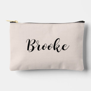 Pochette À Accessoires Nom personnalisé Maquillage monographique personna