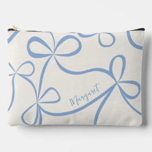Pochette À Accessoires Nom personnalisé Motif de la boîte de coquette ble