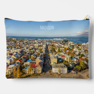 Pochette À Accessoires Nom personnalisé Reykjavik, Islande