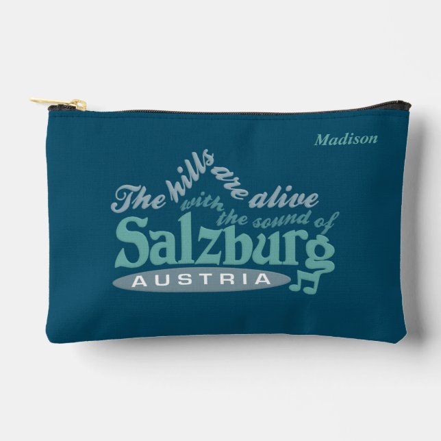 Pochette À Accessoires Nom personnalisé Salzbourg (Recto)