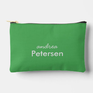 Pochette À Accessoires Nom personnalisé tendance moderne minimaliste