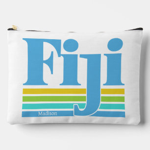 Pochette À Accessoires Nom personnalisé / Texte Fiji