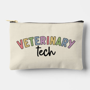 Pochette À Accessoires Nom personnalisé Vétérinaire Technicien d'vétéri