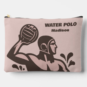 Pochette À Accessoires Nom personnalisé Water Polo