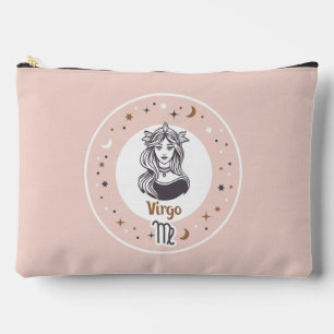 Pochette À Accessoires Nom personnalisé Zodiac Sign Virgo