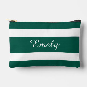 Pochette À Accessoires Nom vert moderne